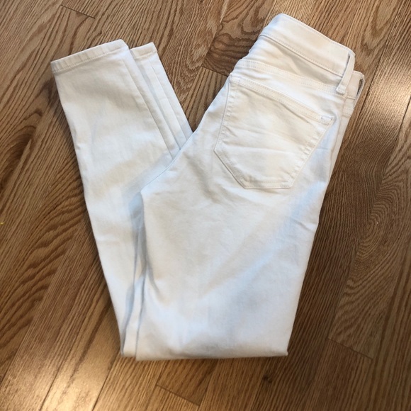 Topshop white denim Jamie jeans Petite W25/L28 - Picture 3 of 13